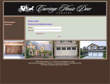 Tablet Screenshot of carriagedoorarchitects.com